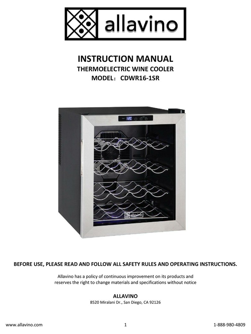 Allavino CDWR16-1SR instruction manual