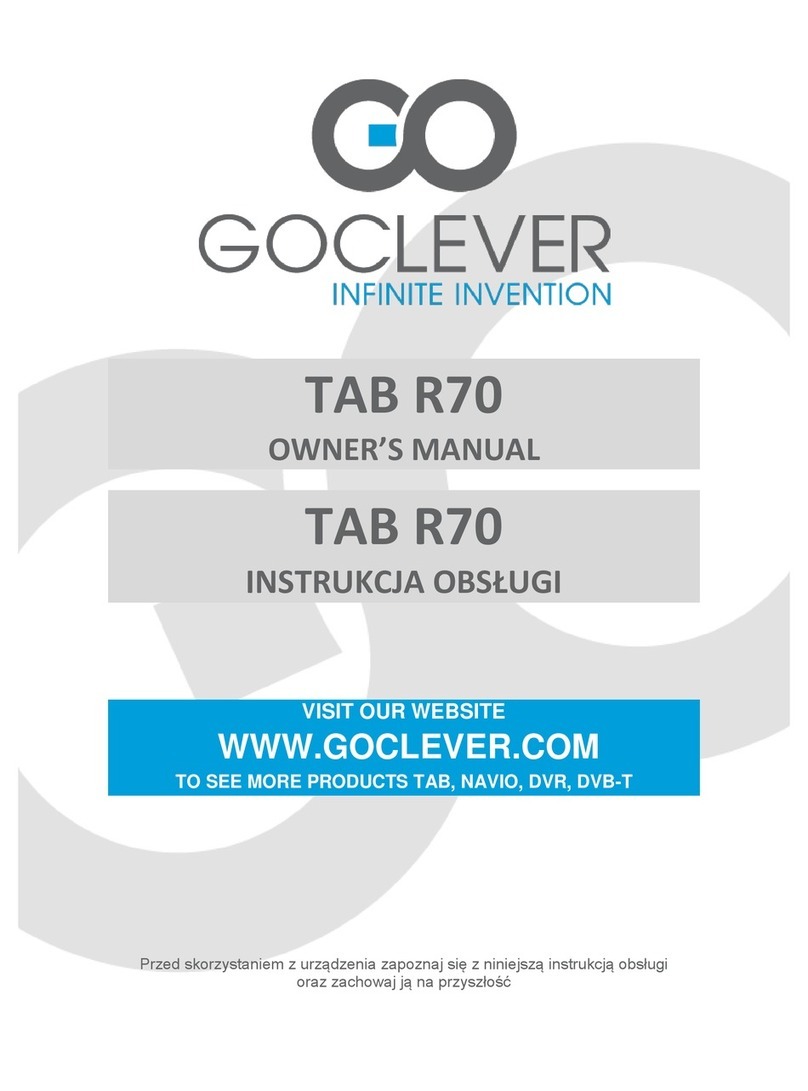 Go Clever TAB R70 owner's manual