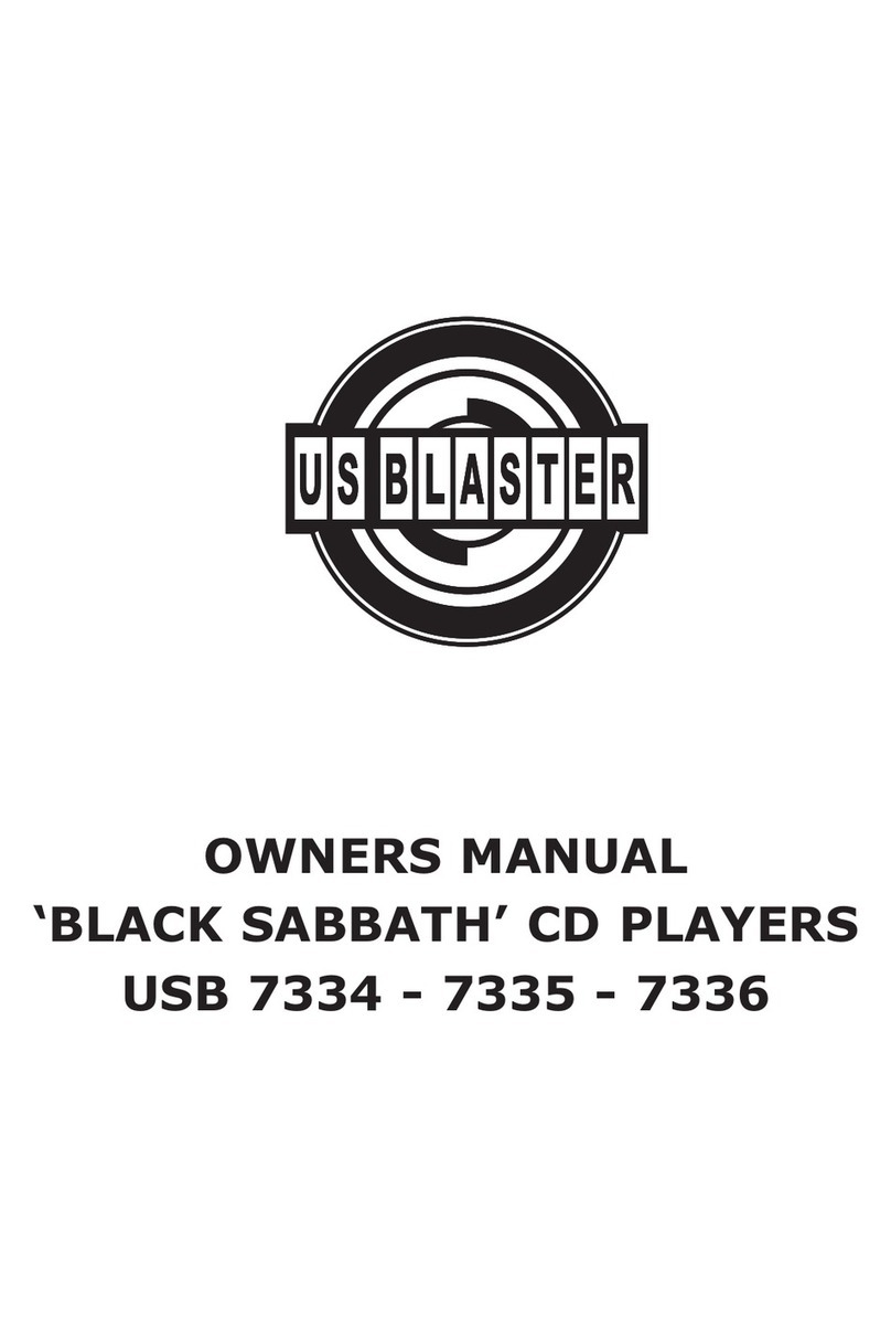 US Blaster USB 7334 owner's manual