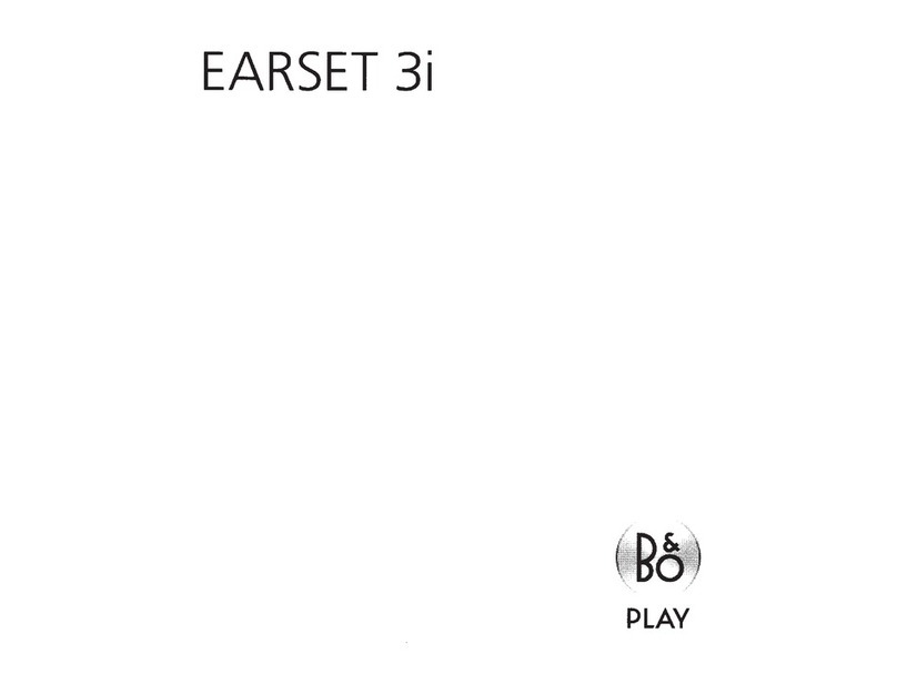 b&o EARSET 3i manual