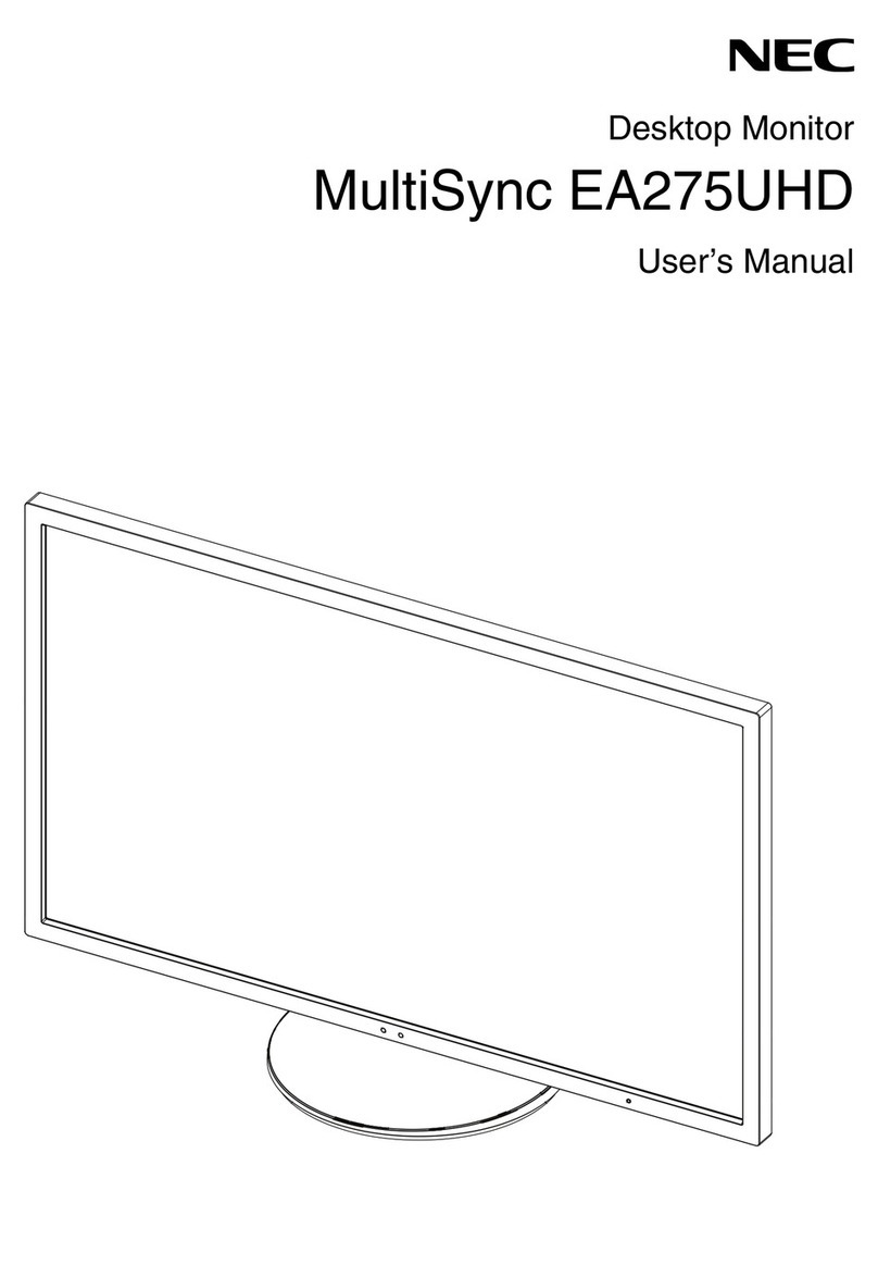 NEC MultiSync EA275UHD User manual