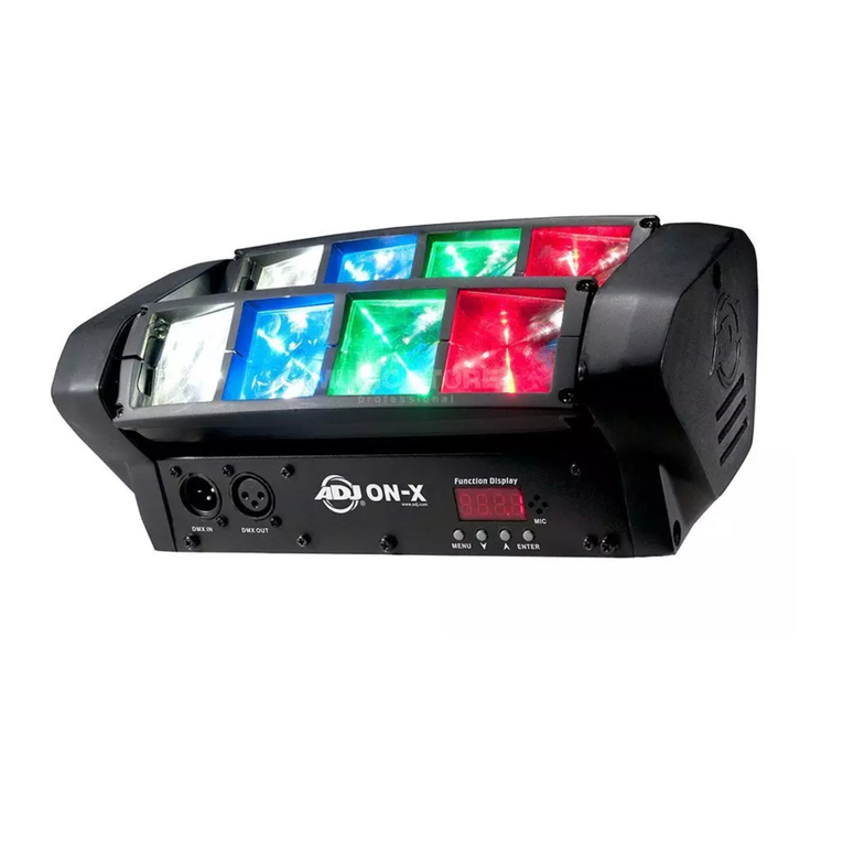 ADJ ON-X User instructions
