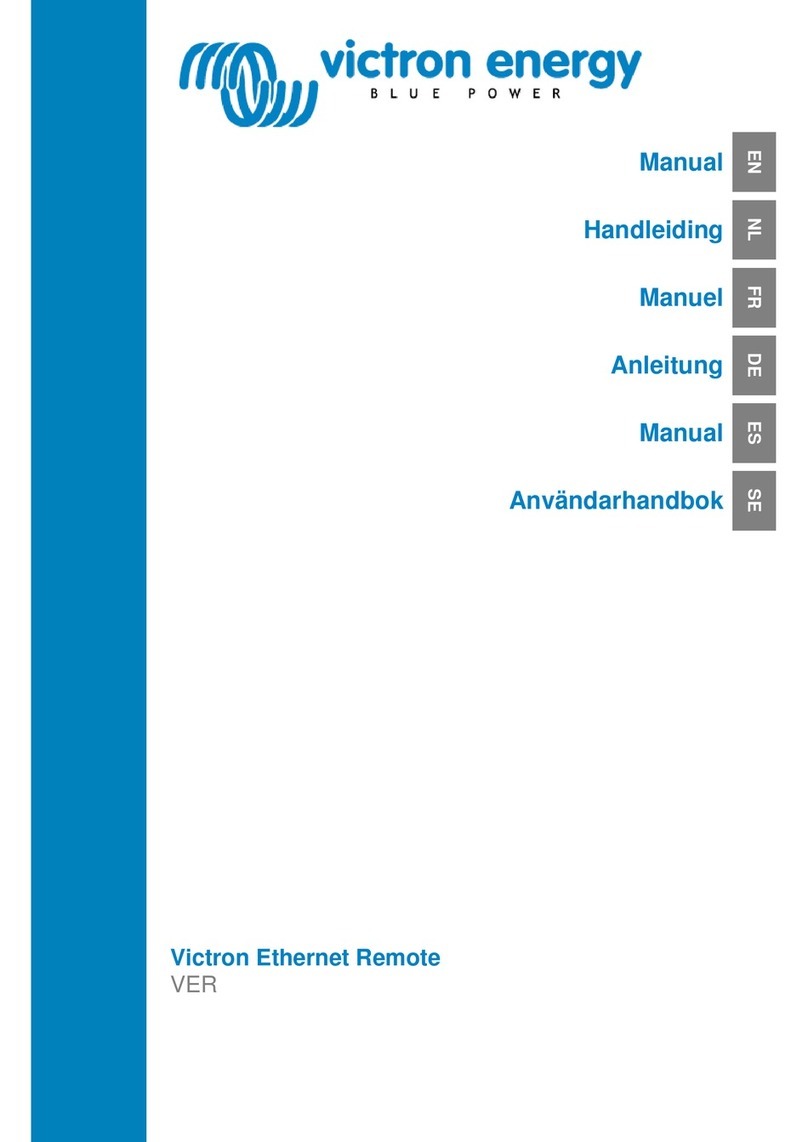 Victron energy VER User manual