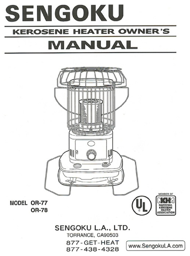 Sengoku OR-77 owner's manual