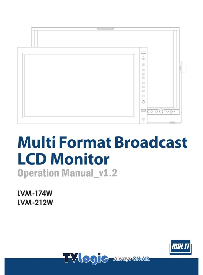 TV Logic LVM-174W User manual