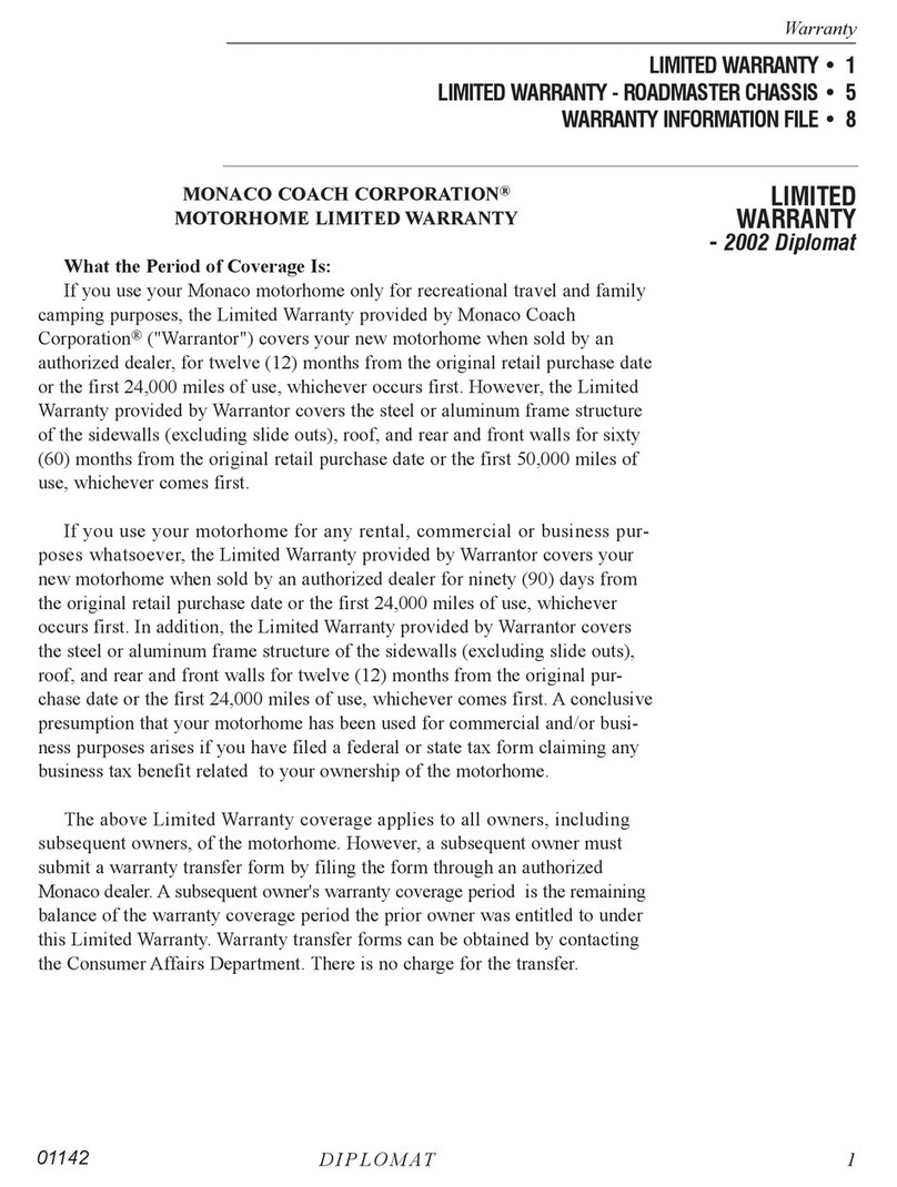 Monaco 2002 Diplomat User manual