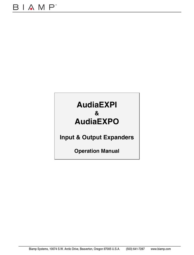 Biamp Audia EXPI User manual
