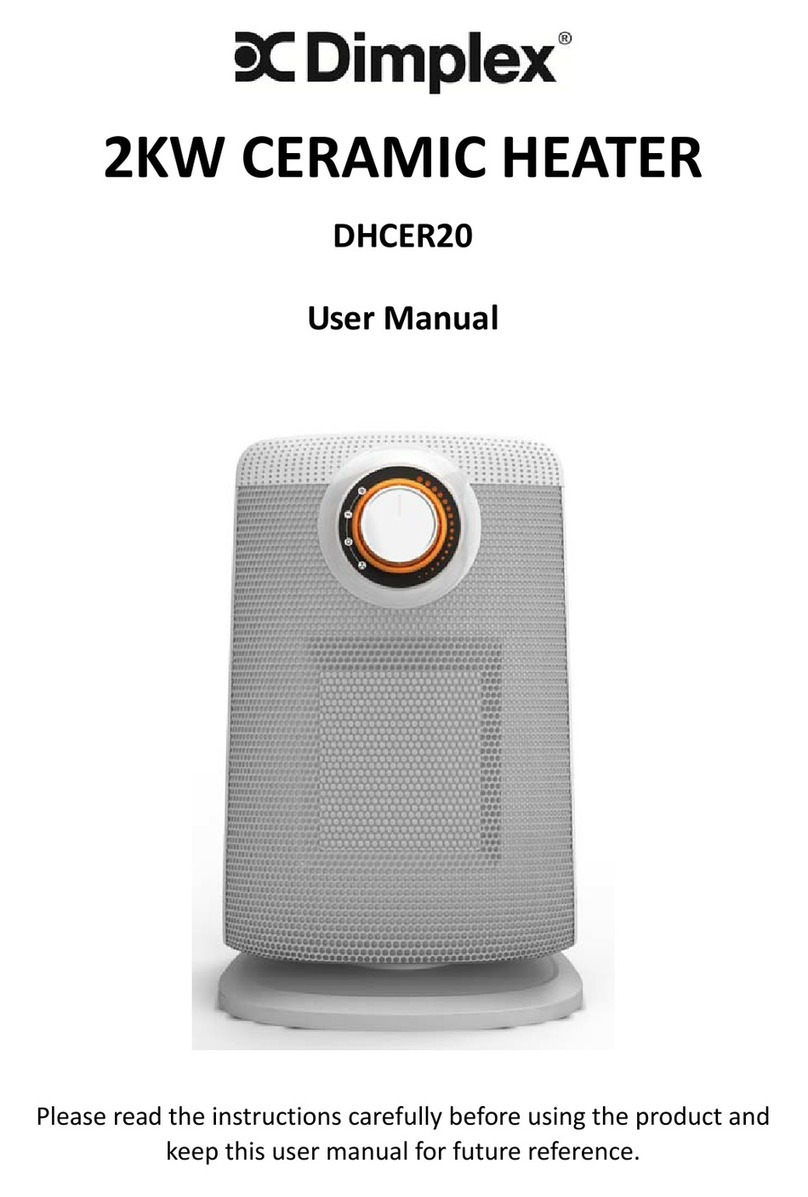 Dimplex DHCER20 User manual