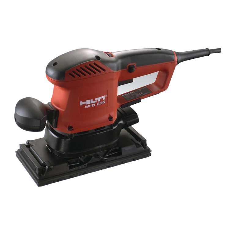 Hilti WFO 280 operating instructions