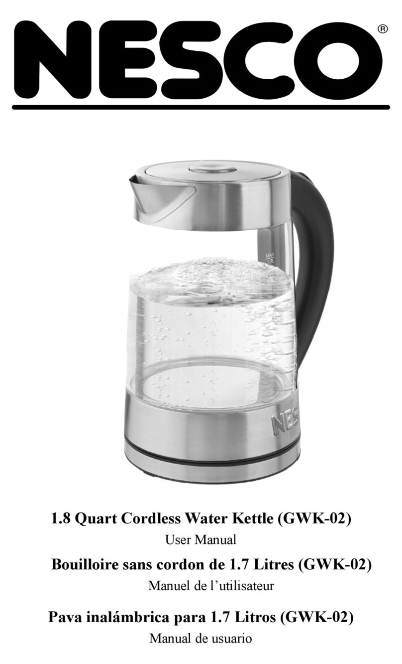 Nesco GWK-02 user manual