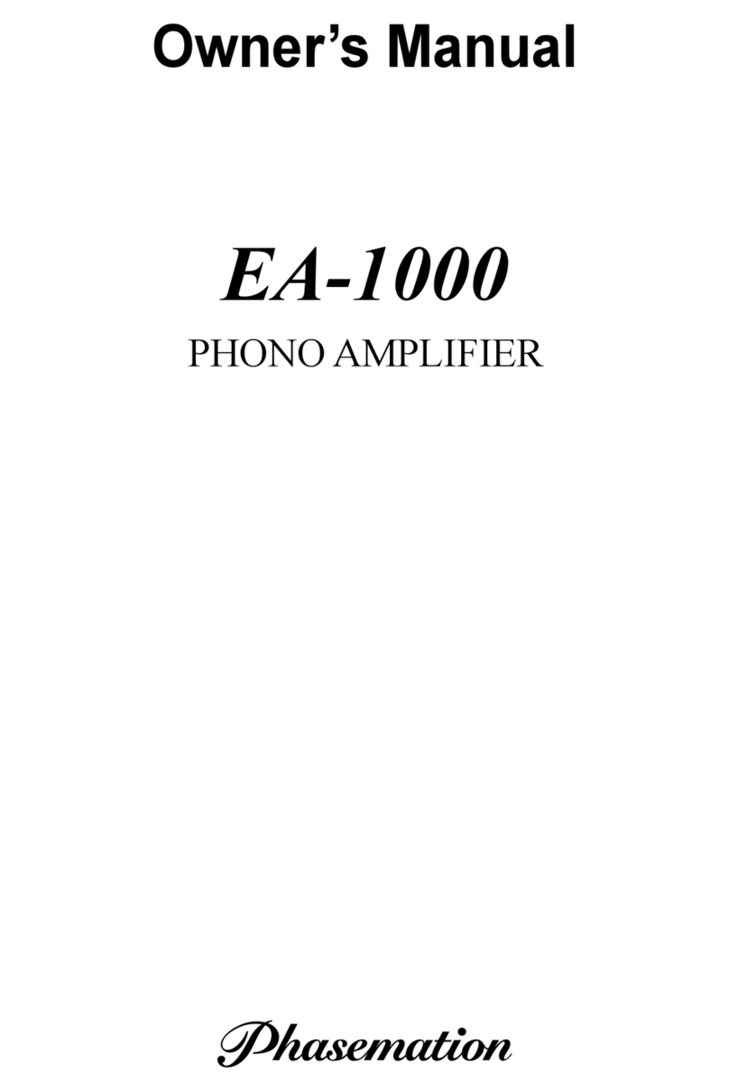 Phasemation EA-1000 owner's manual