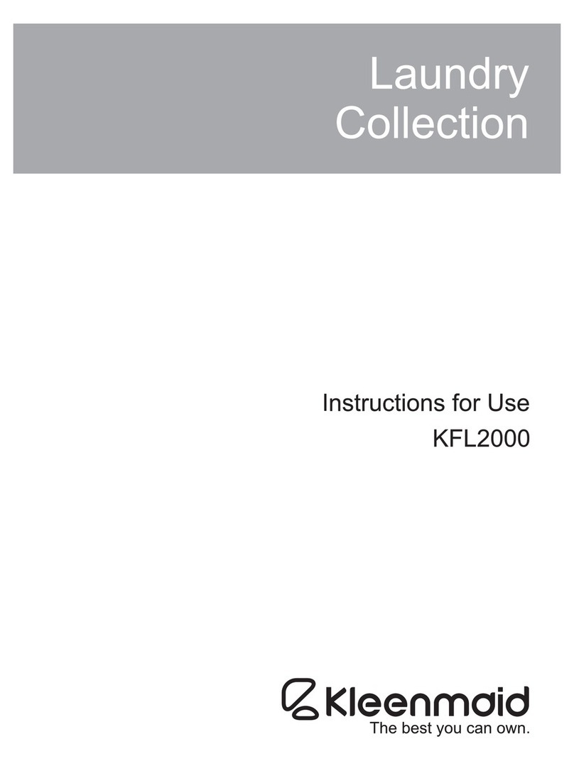 Kleenmaid KFL2000 Instructions for use