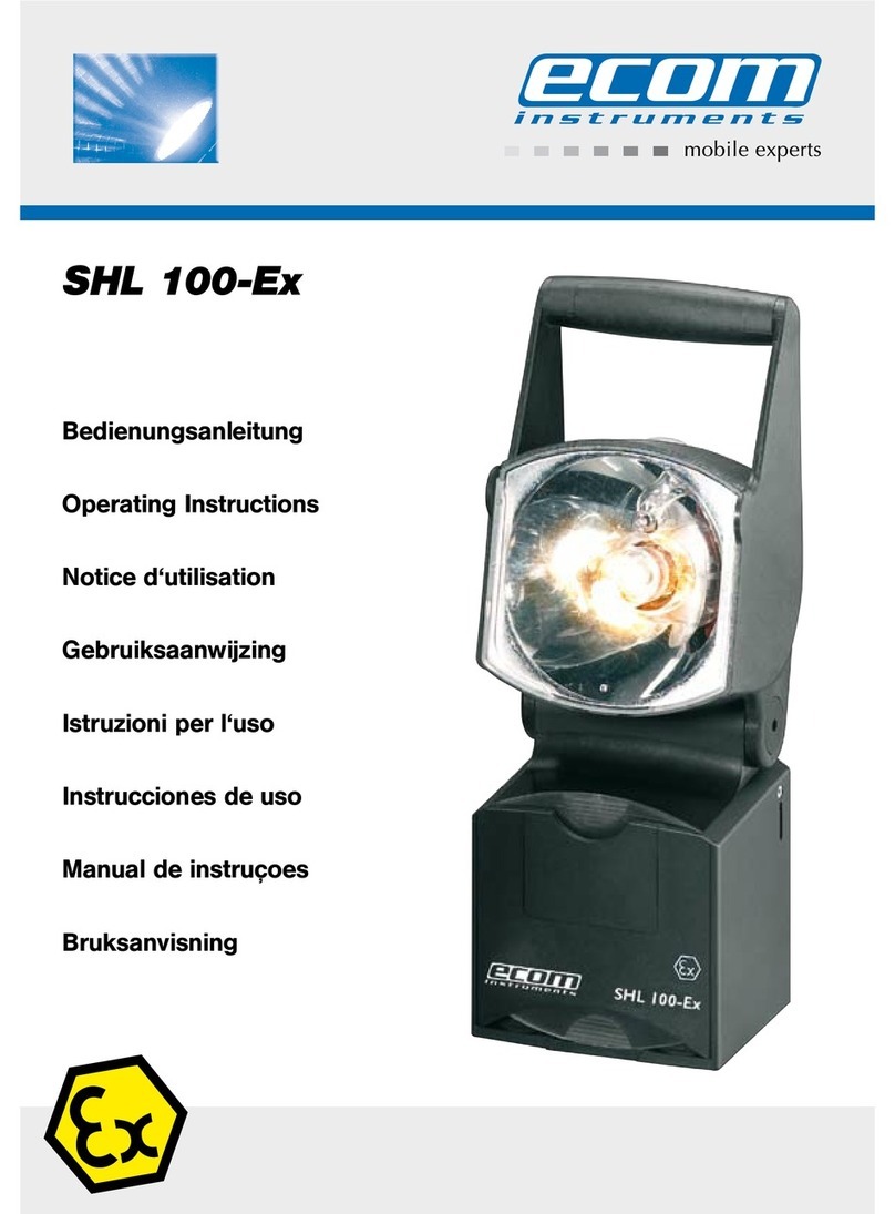 Ecom SHL 100-EX operating instructions