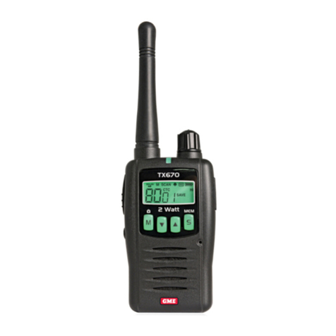 GME TX670 User manual