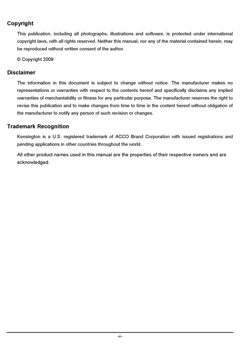 eVision 6500 User manual