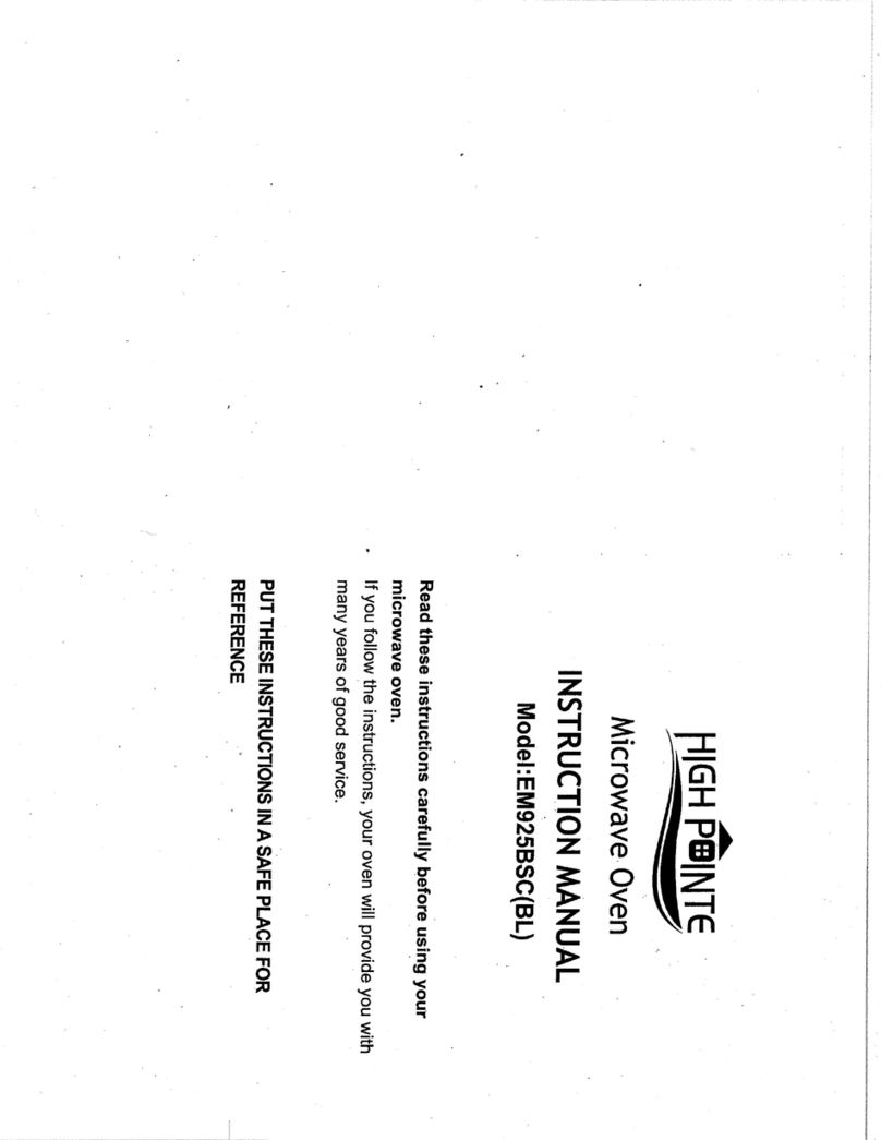 high pointe EM925BSC instruction manual