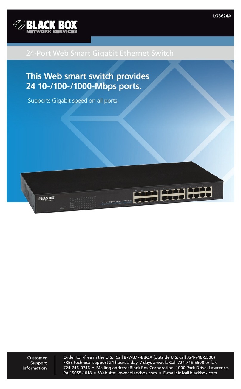 Black Box LGB624A manual