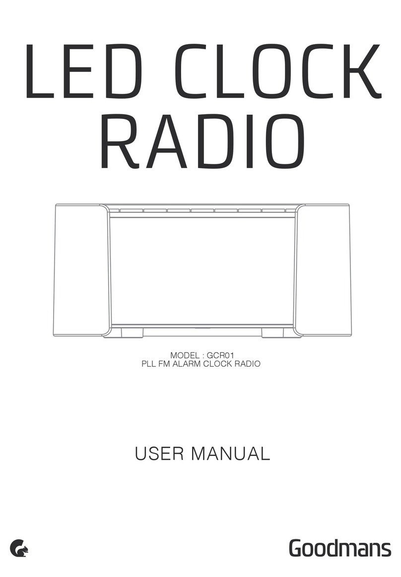 Goodmans GCR01 User manual