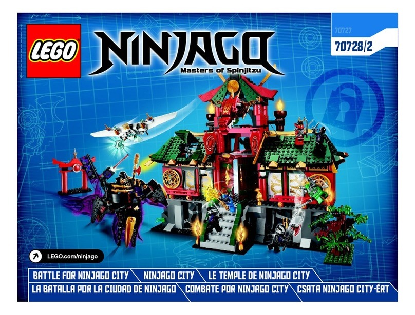LEGO NinjaGQ 70727 Assembly guide