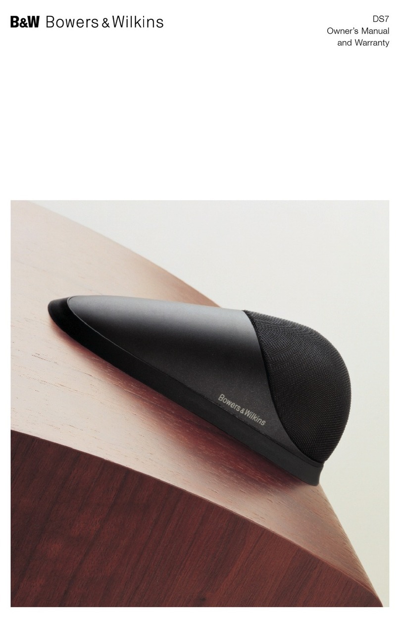Bowers & Wilkins DS7 owner's manual