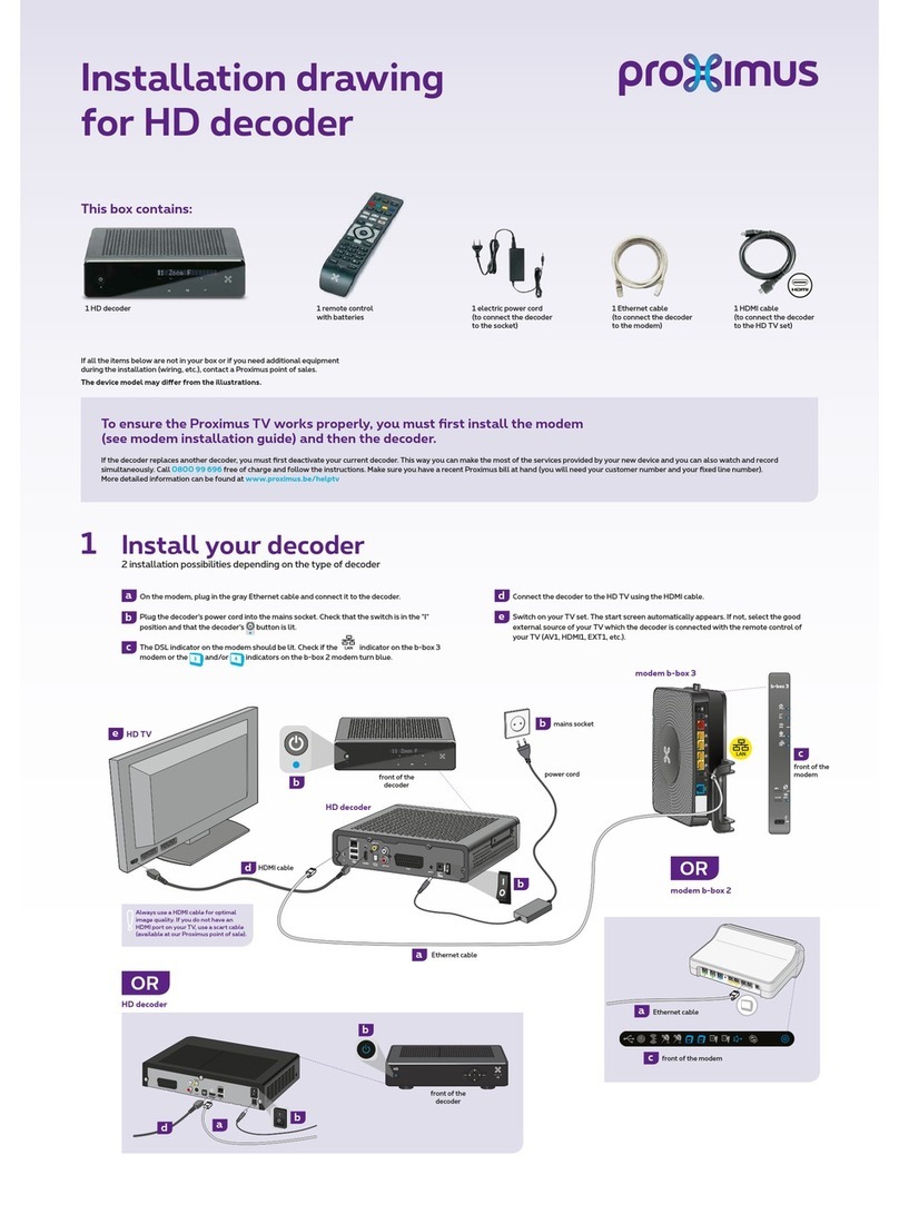 Proximus v5 Installation