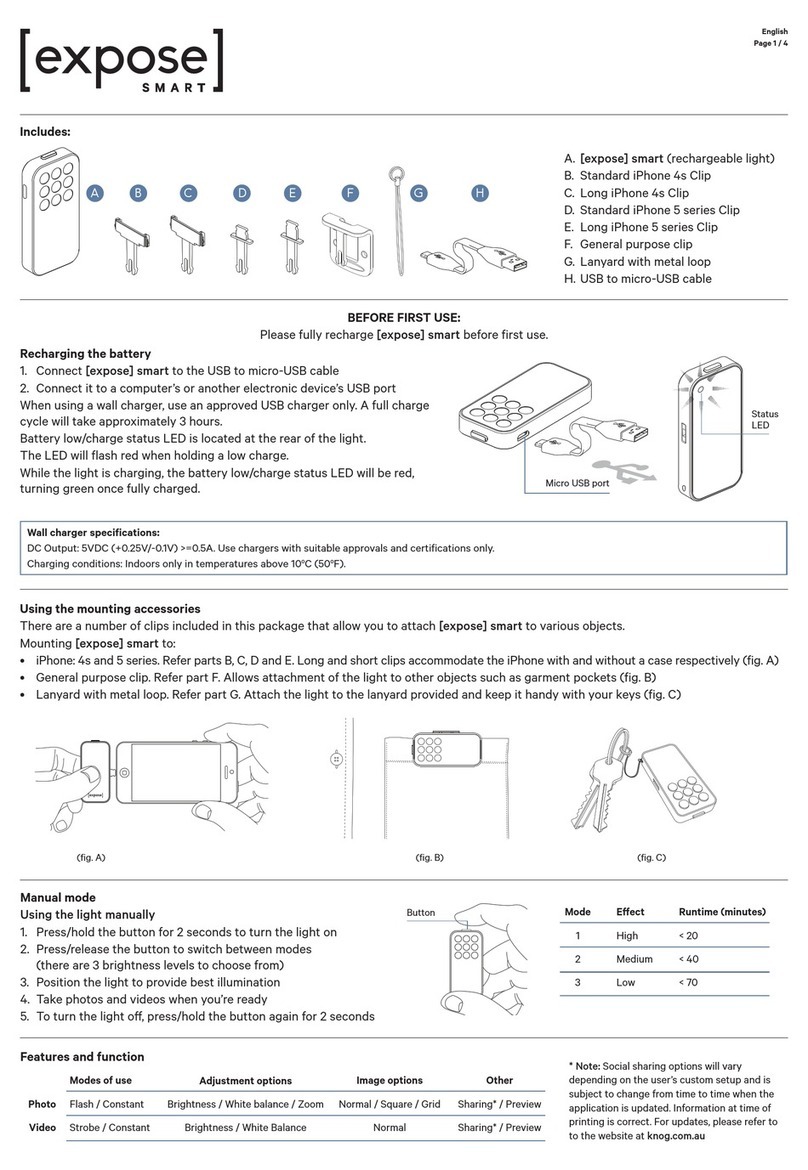 Knog expose smart user guide