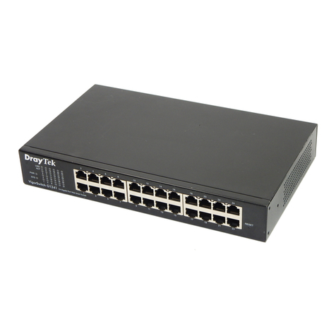 Draytek VigorSwitch G1241 User manual Draytek VigorSwitch G1241 User manual