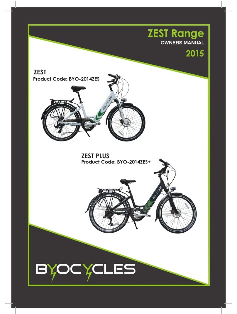 Byocycles ZEST owner's manual