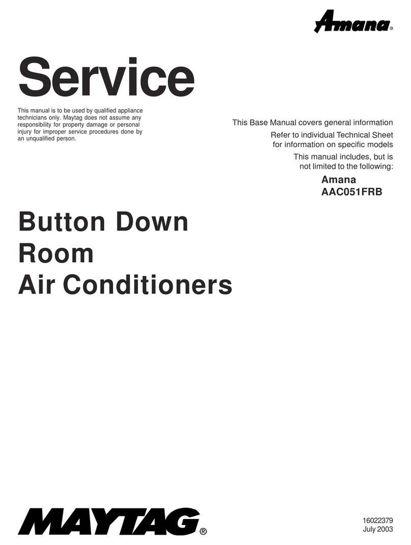 Amana AAC051FRB User manual