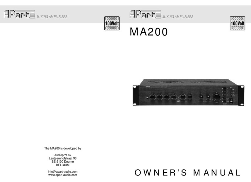 APart-Audio MA200 User manual