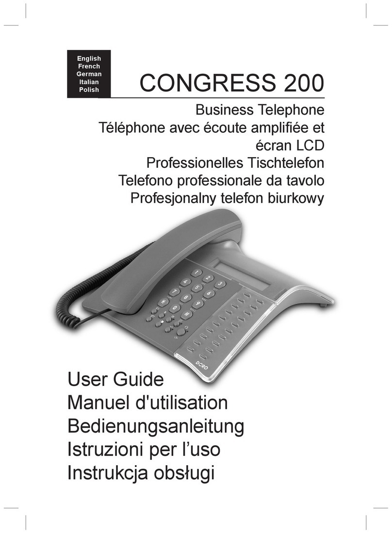 Doro CONGRESS 200 user guide