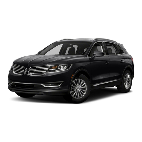 Lincoln 2016 MKX User manual