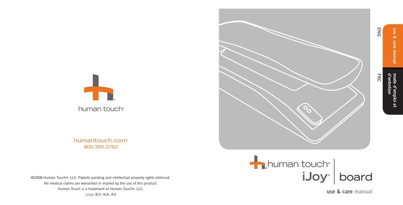 Human Touch iJoy Use & care manual