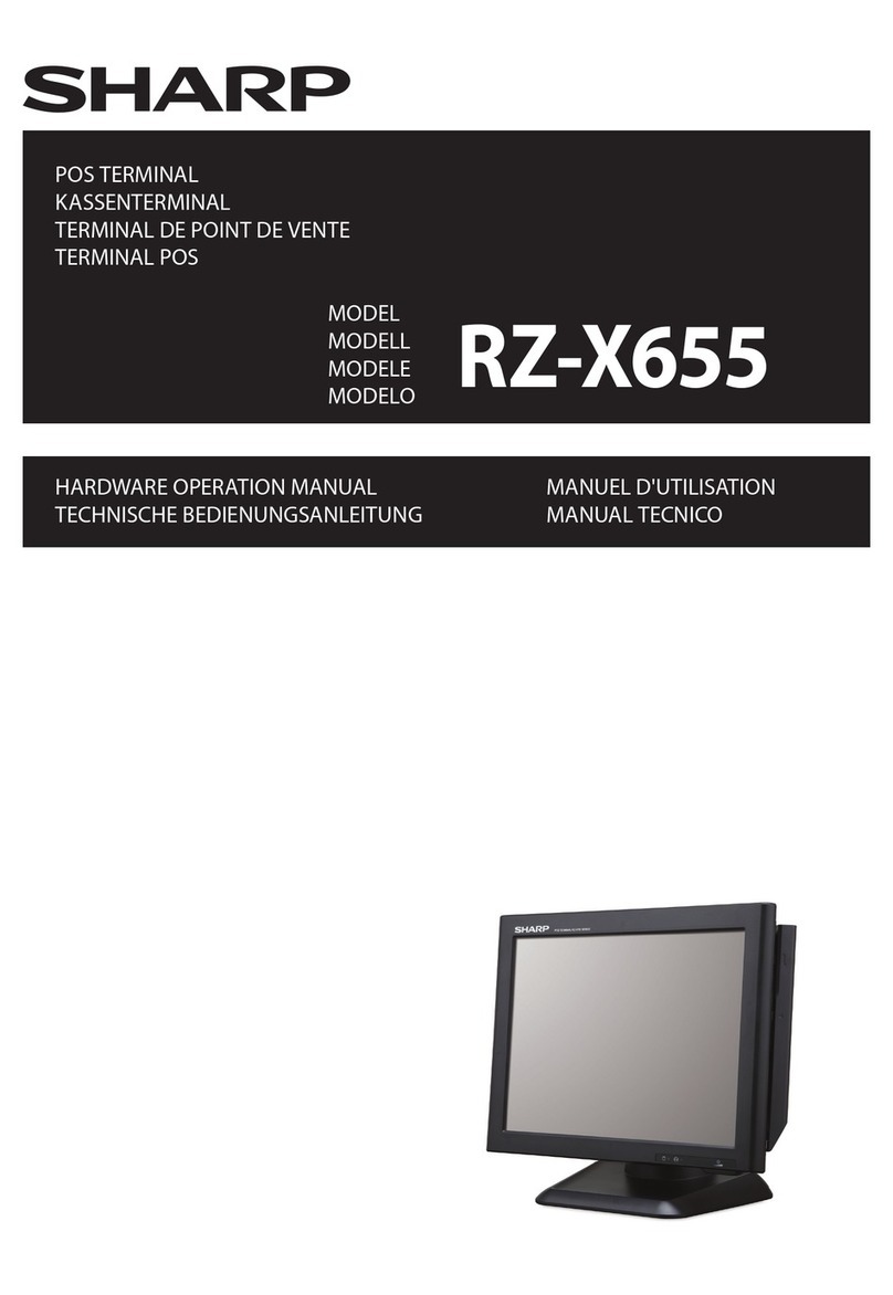 Sharp RZ-X655 User manual