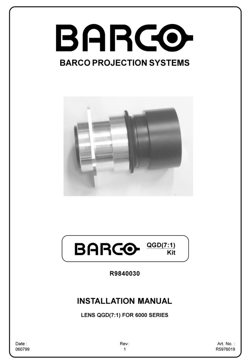 Barco QGD(7:1) R9840030 User manual