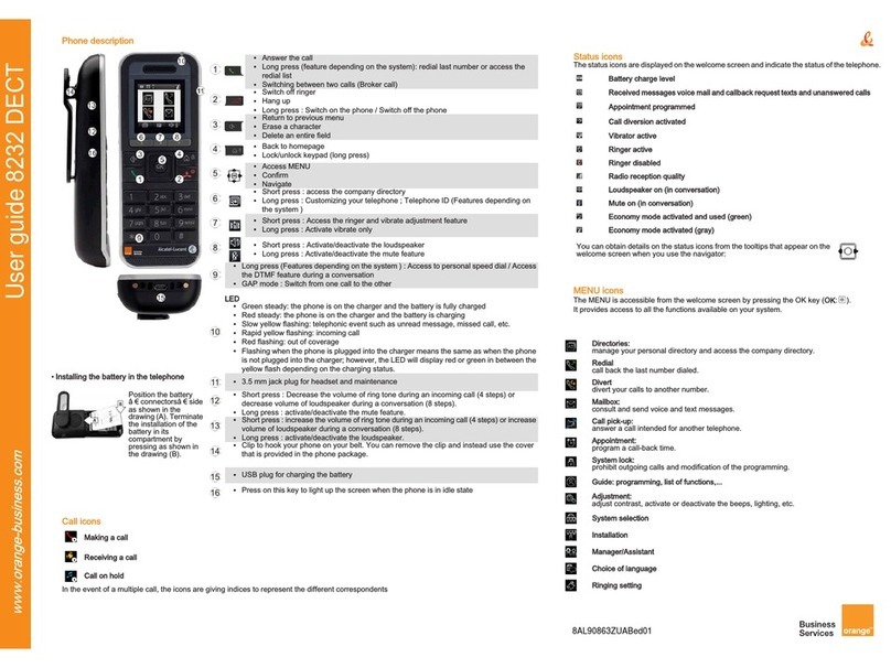 Alcatel-Lucent 8232 User manual Alcatel-Lucent 8232 User manual