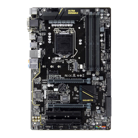 Gigabyte GA-Z170-HD3 user manual