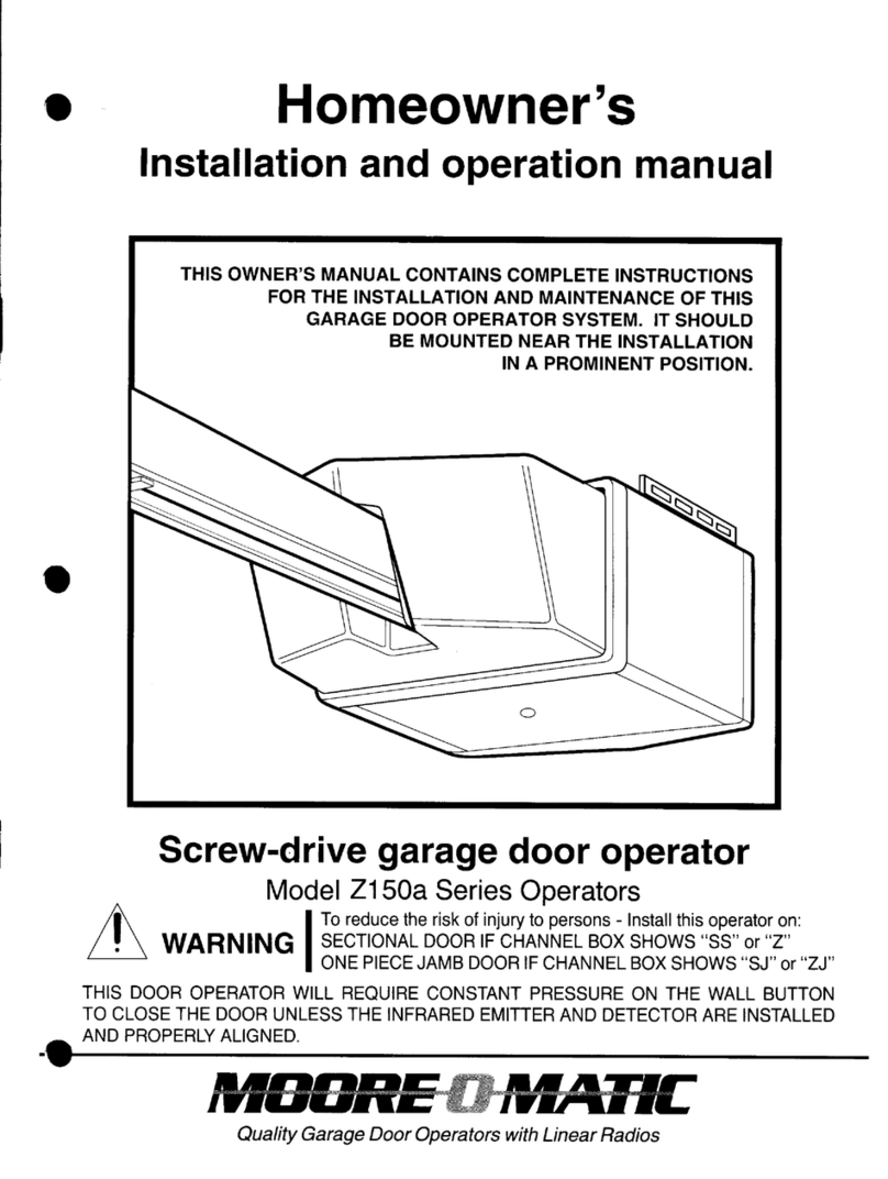 moore o matic Z150a Series Installation and operation manual moore o matic Z150a Series Installation and operation manual