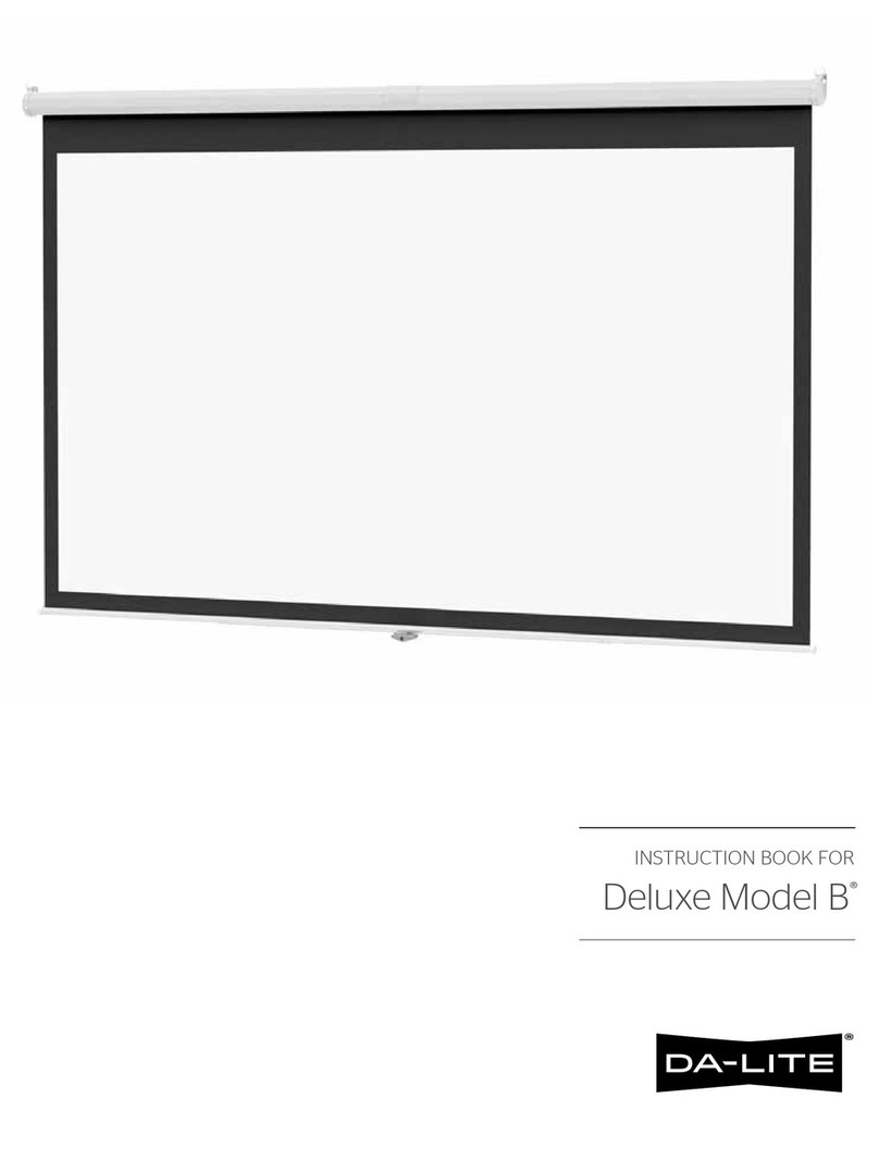 Da-Lite Deluxe Model B User manual