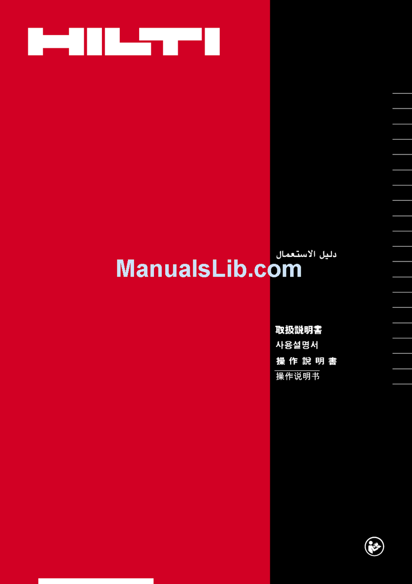 Hilti SC 70W-A User manual