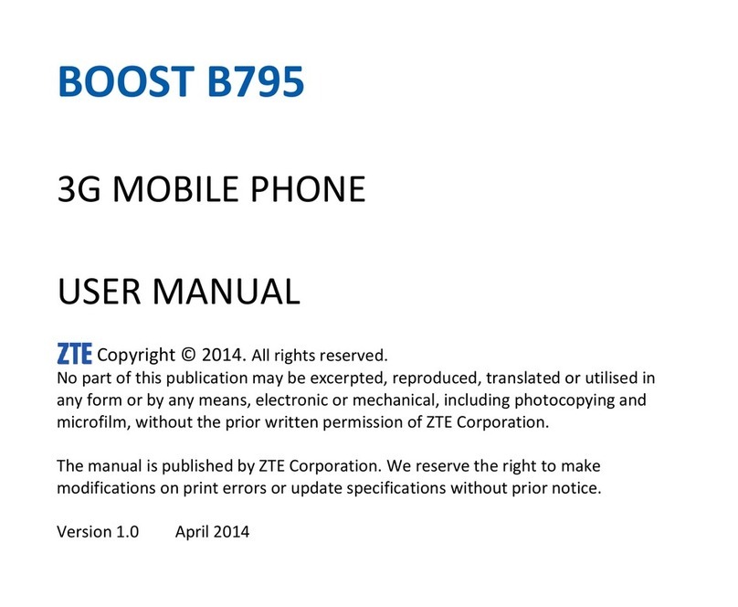 Zte BOOST B795 User manual
