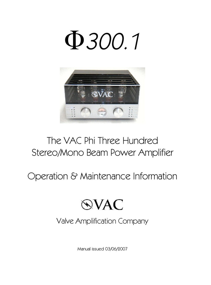 VAC Phi 300 Setup guide