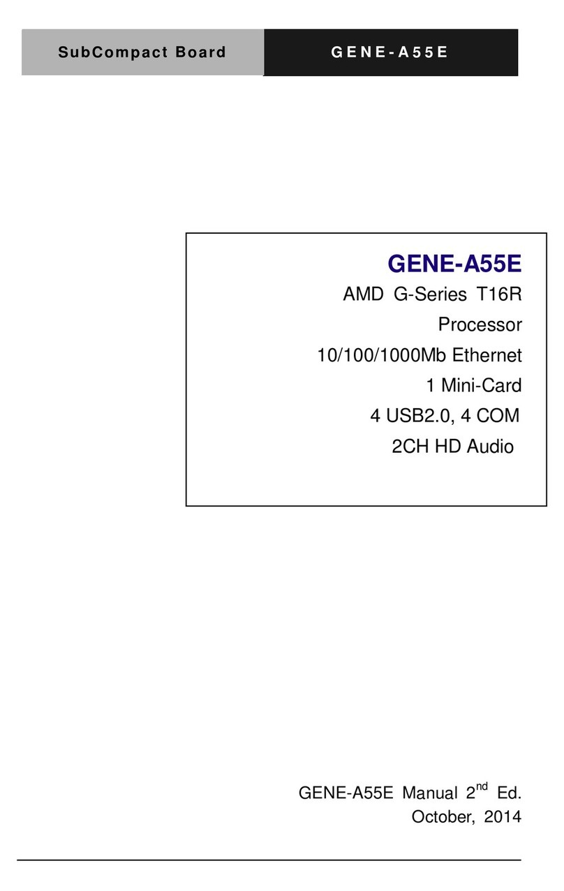 Aaeon GENE-A55E User manual Aaeon GENE-A55E User manual