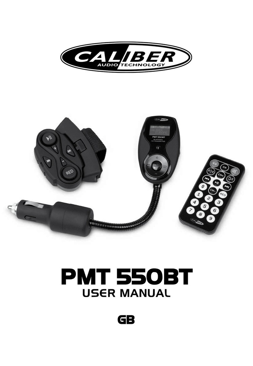 Caliber PMT 550BT User manual