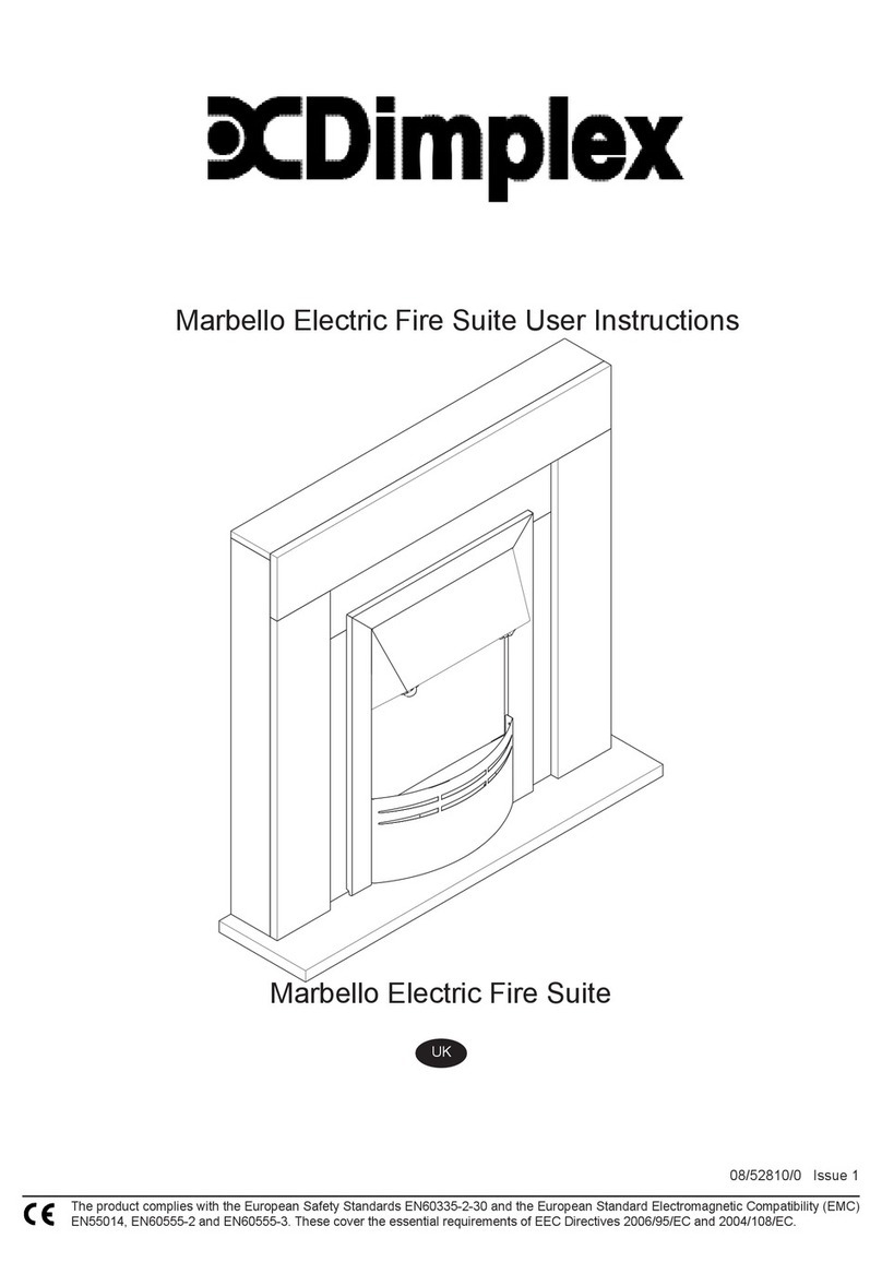 Dimplex Marbello User instructions