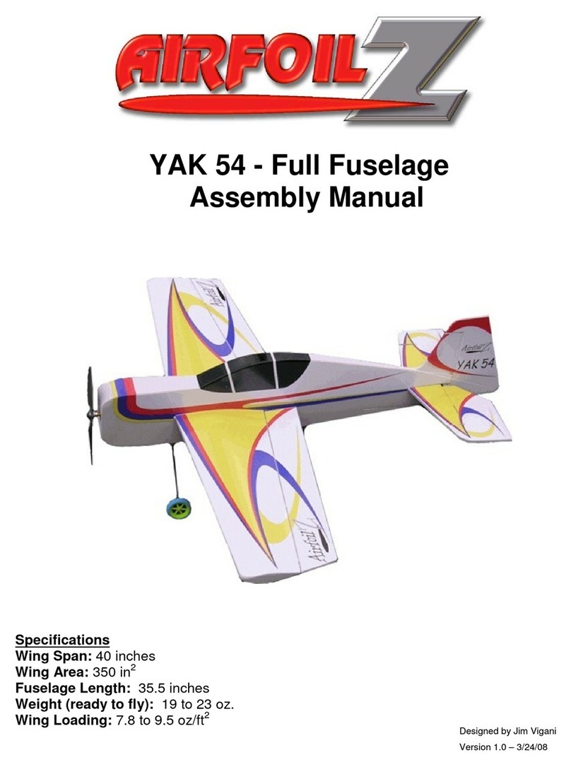 AirfoilZ YAK54 User manual