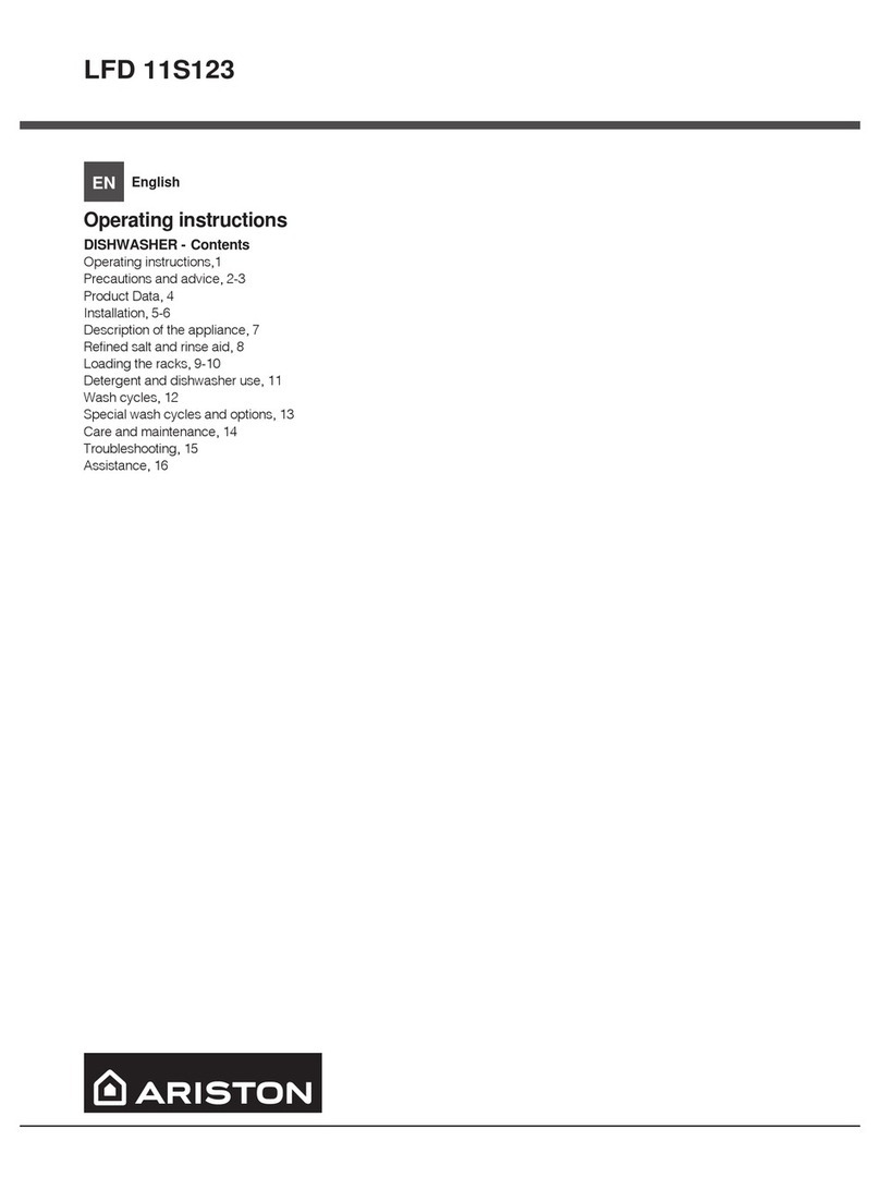 Ariston LFD 11S123 User manual
