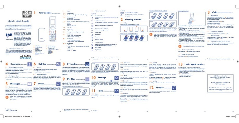 Alcatel 1035X User manual