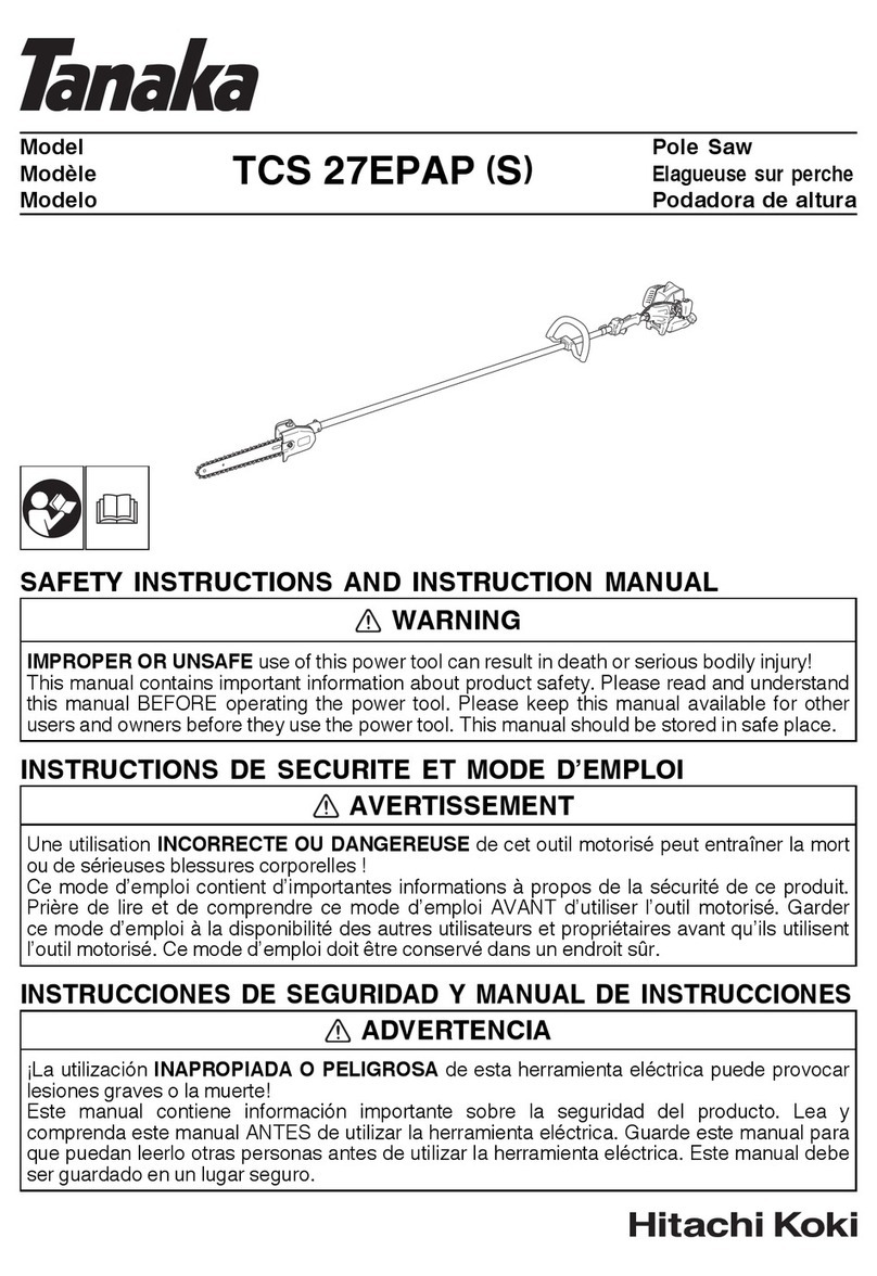 Tanaka TCS 27EPAP(S) instruction manual
