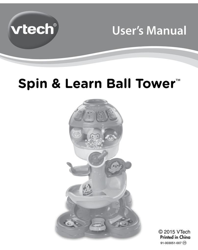 V-tech Spin & Learn Ball Towe User manual V-tech Spin & Learn Ball Towe User manual
